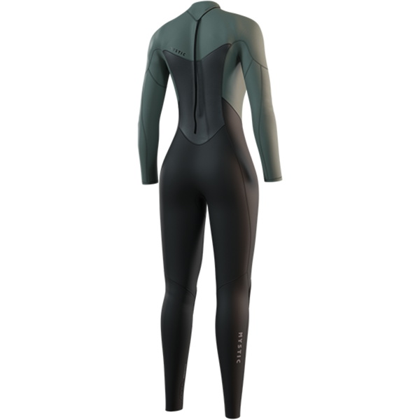 2026 Mystic Womens Star 3/2mm Back Zip Wetsuit 35000.250054 - Dark Olive